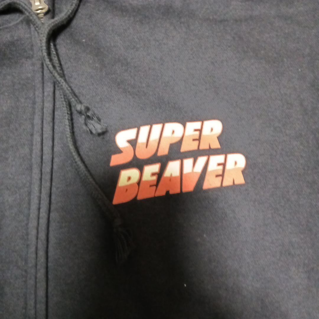 SUPER BEAVER 15周年記念パーカー ネイビー XL - メルカリ