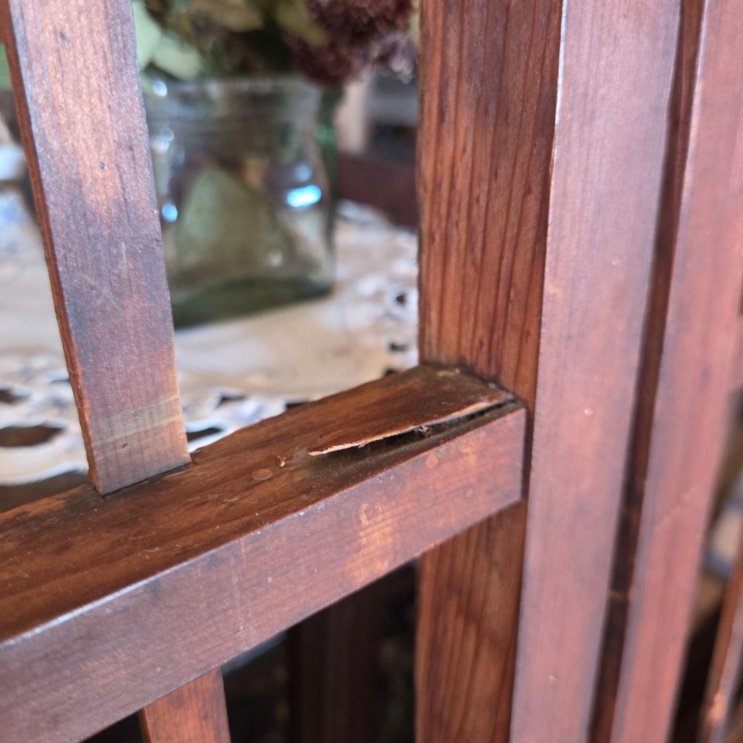 格子　衝立　パーテーション　古家具　間仕切り　什器　古民家　木製