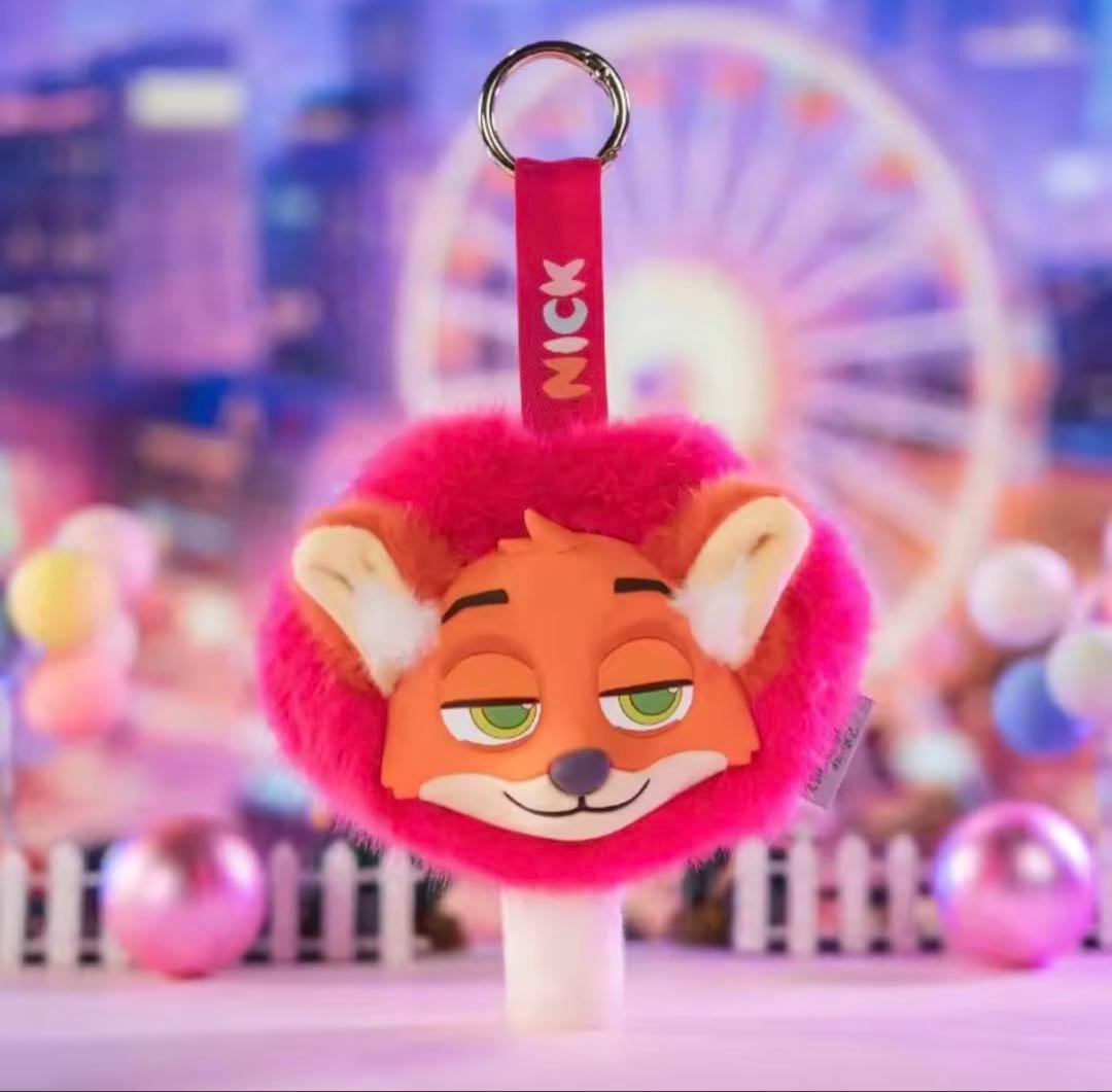ズートピア ニック ぬいぐるみ チャーム キーホルダー ディズニー