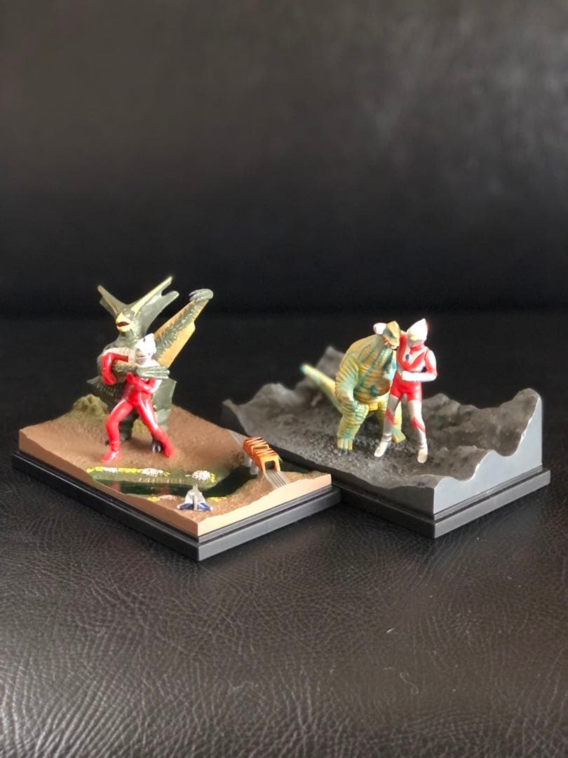 大怪獣シリーズ どくろ怪獣レッドキング 再生怪獣ギエロン星獣 ジオラマ