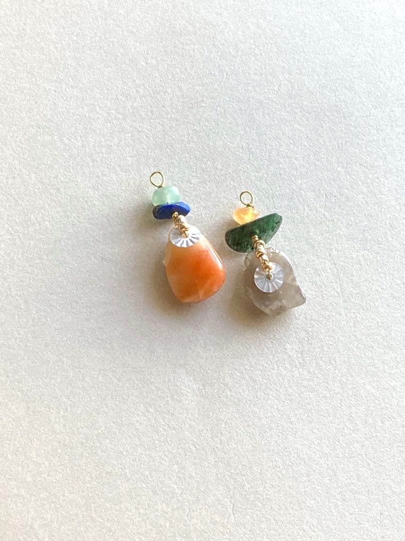 no.0323 ミルキーカーネリアンと流れ星のソレイユ　一点物