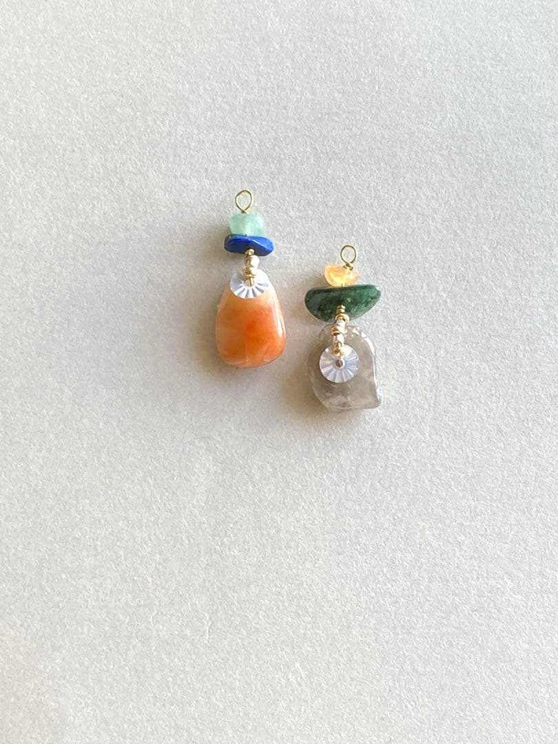 no.0323 ミルキーカーネリアンと流れ星のソレイユ　一点物