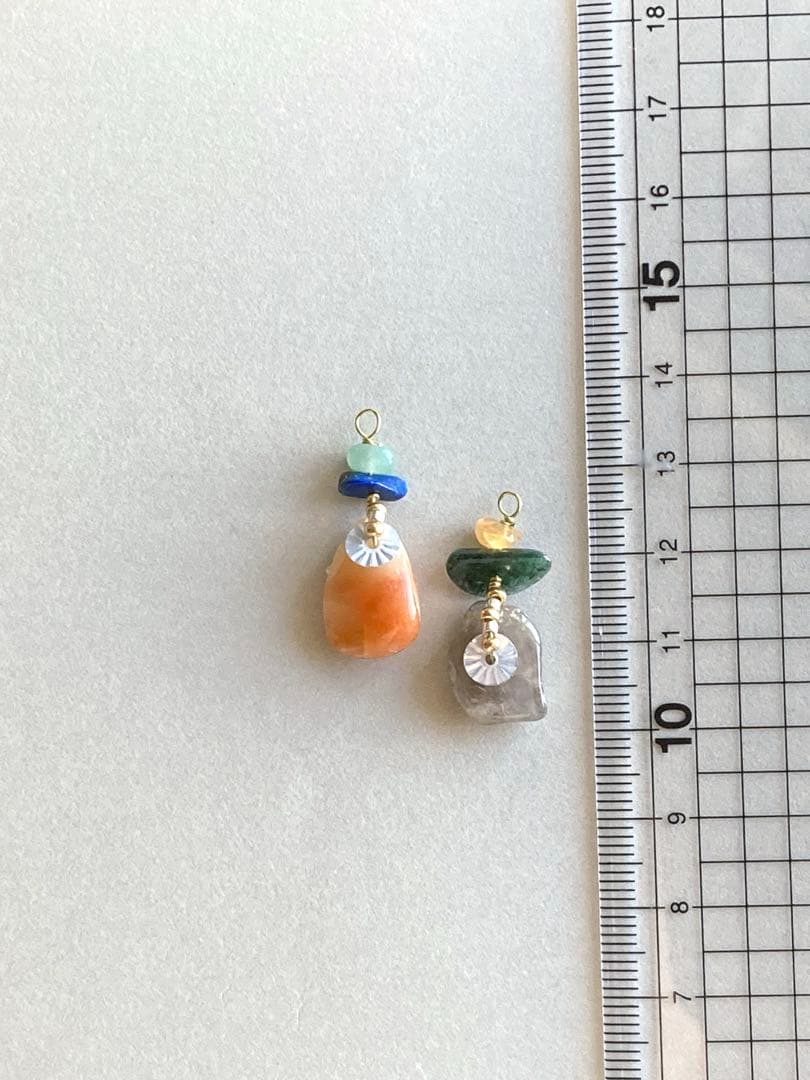 no.0323 ミルキーカーネリアンと流れ星のソレイユ　一点物