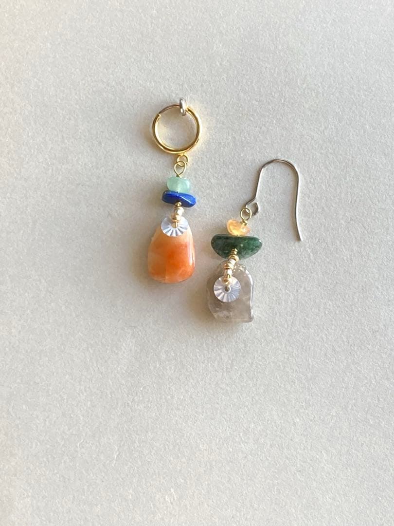 no.0323 ミルキーカーネリアンと流れ星のソレイユ　一点物