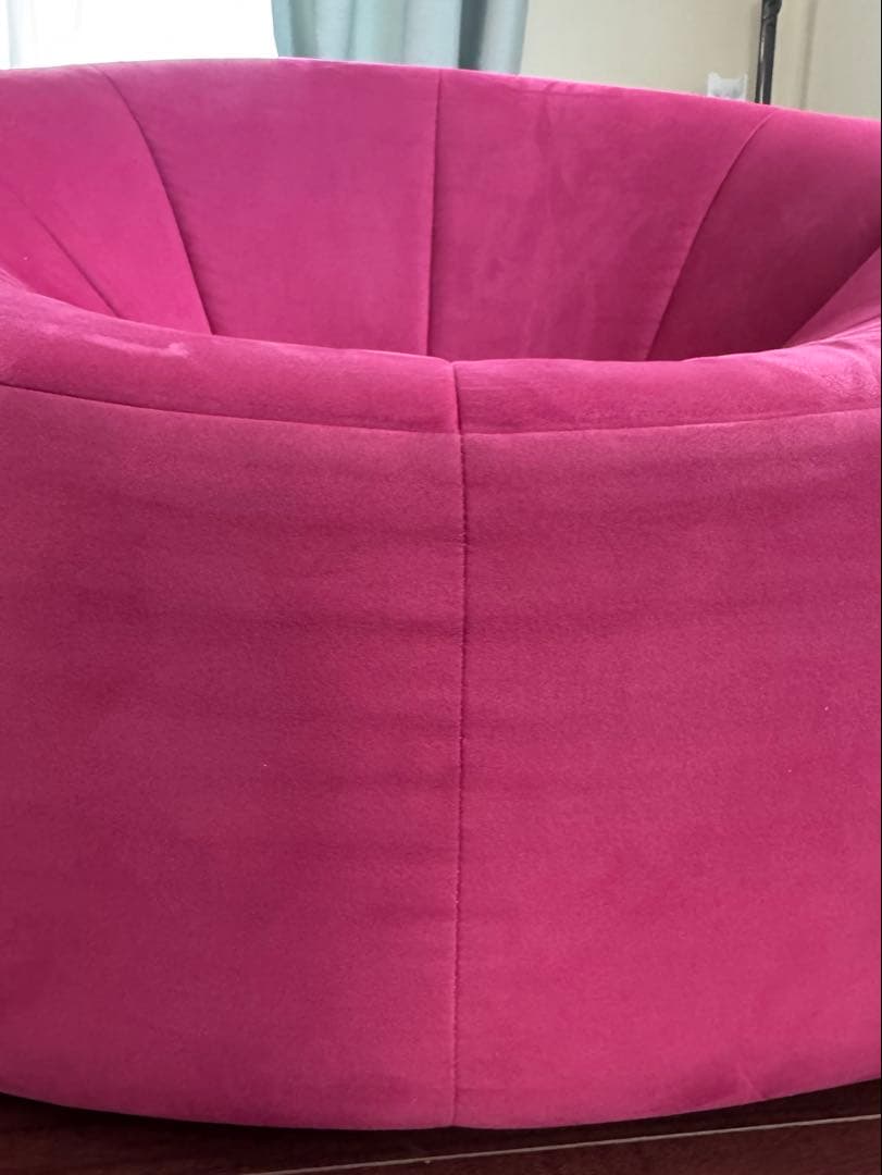 リーンロゼ　パンプキン ピンク 1人掛けソファ　オットマンは別売り