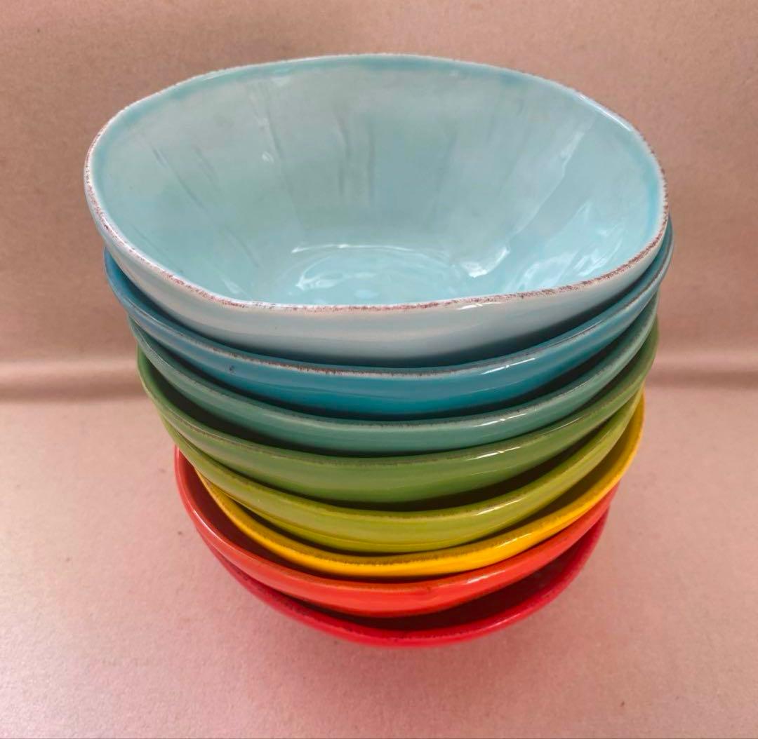 rice シリアルボウル8枚　陶器製　デンマーク　キッチン雑貨　かわいい