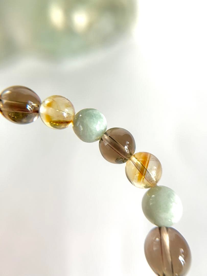 ★★★ 霊石 ★★★　紅朱砂　九眼天珠　ブレスレット / 腕念珠