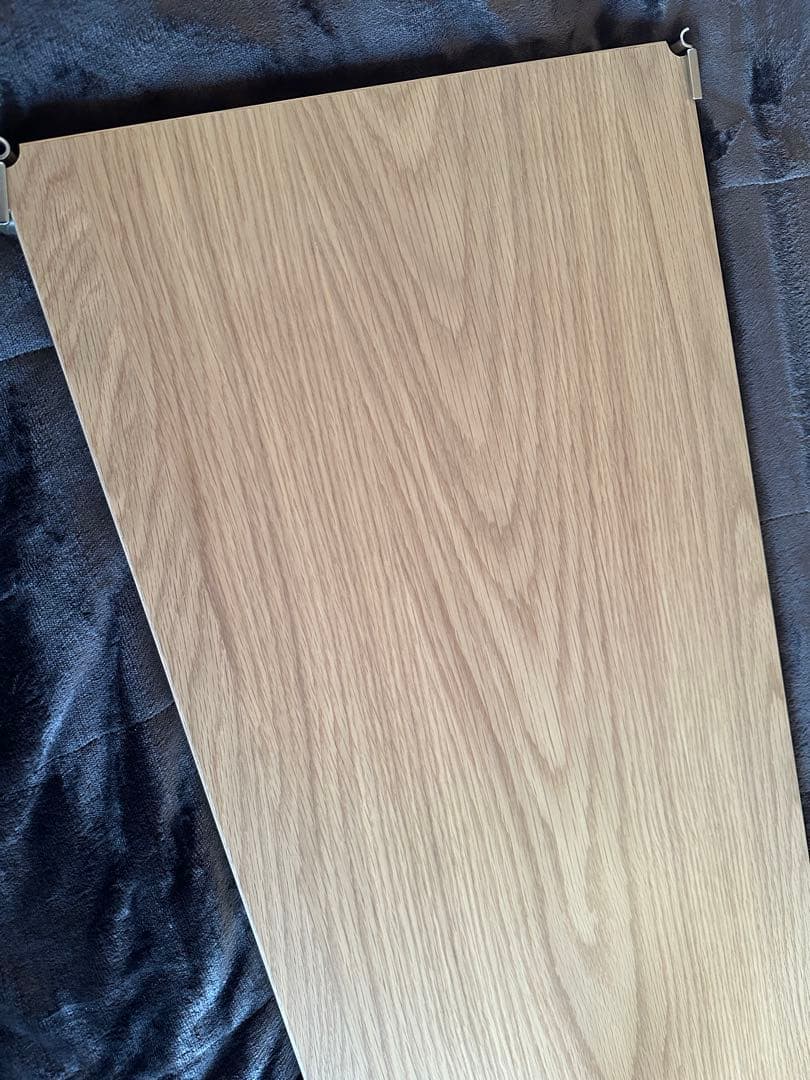 無印良品　ステンレスユニットシェルフ　追加棚　オーク材　3枚セット　84cm用