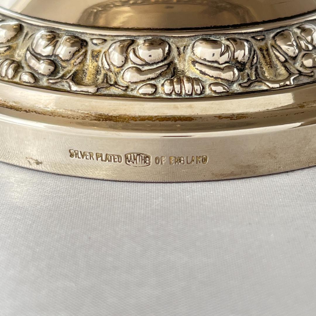 IANTHE】ローズボウルバラ / 薔薇の花器セット 5点【シルバープレート】