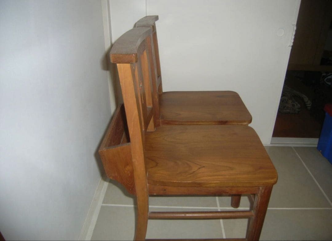 ☆チャーチチェア ☆ バイブルボックス付き 教会の椅子 聖書入れ付き☆