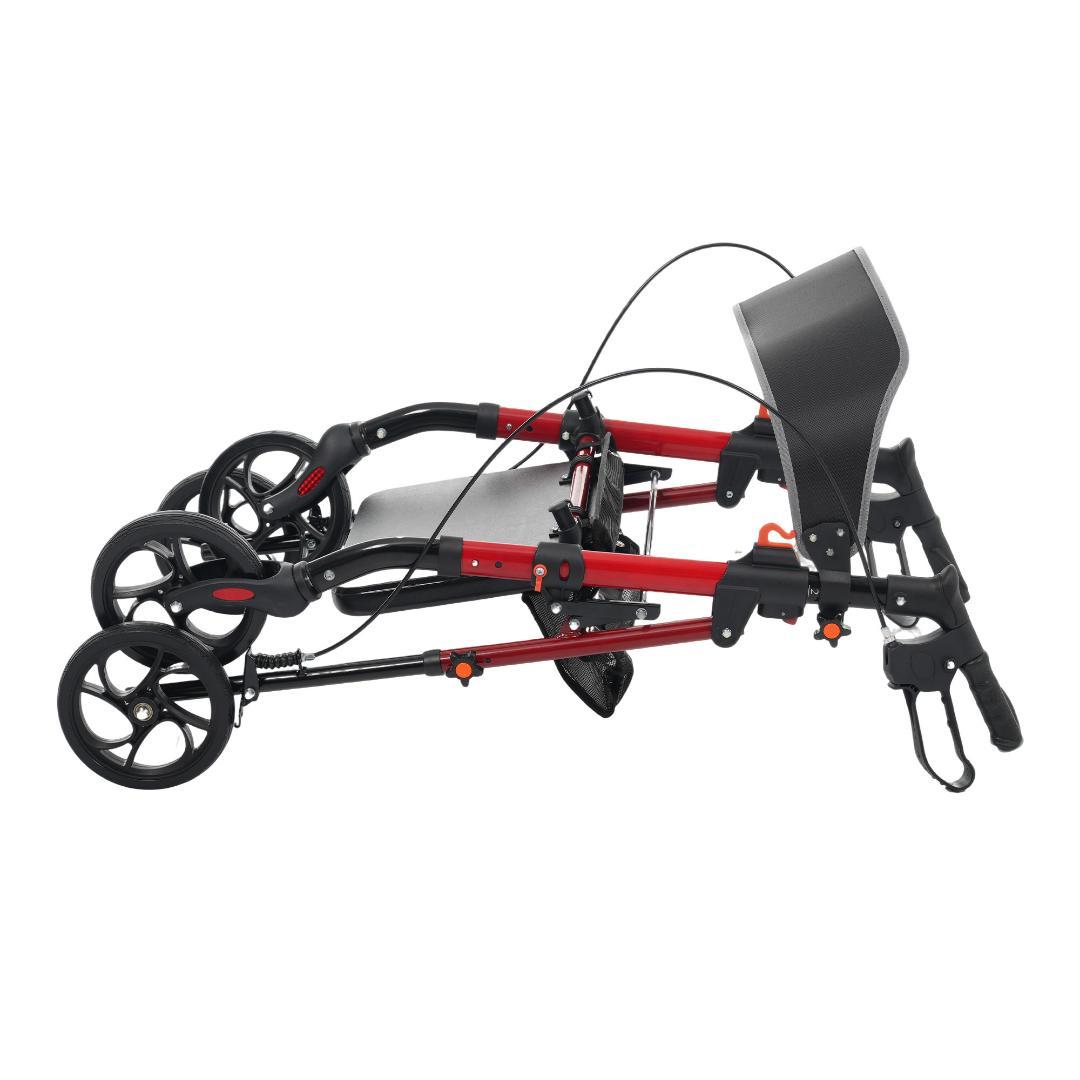 歩行器 歩行車 シルバーカー 軽量設計 室外用 6段階高さ調整 折りたたみ可能