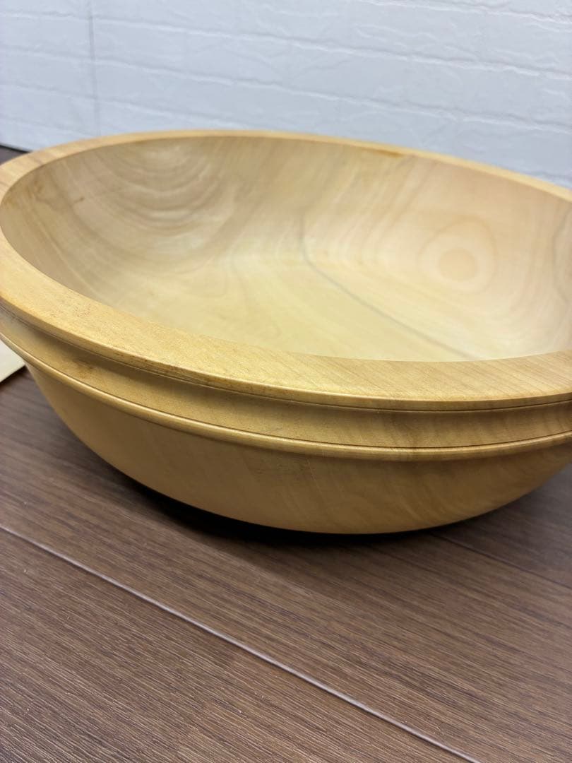 伝統工芸指定 木地鉢 こね鉢 すし桶 くり抜き 大きめサイズ 希少