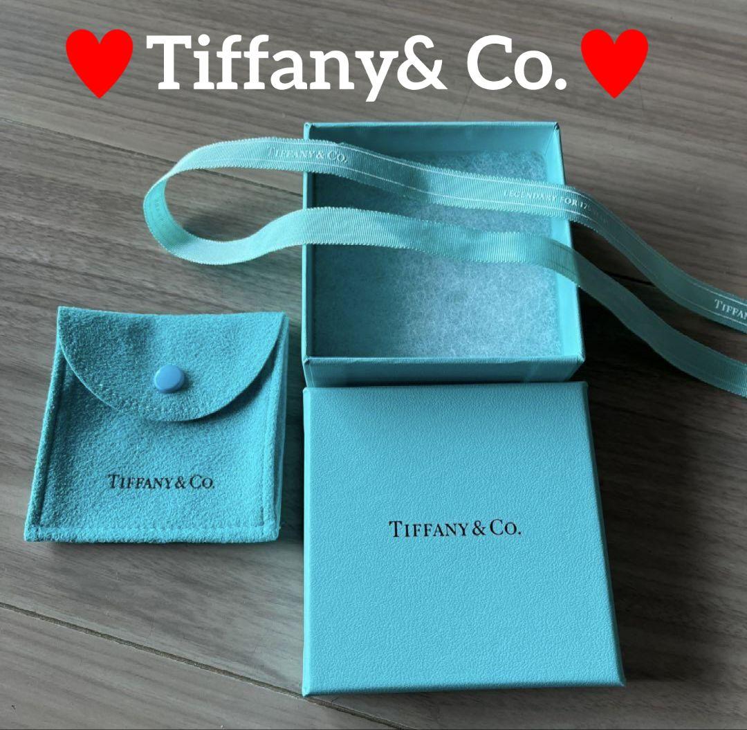 ティファニーラッピング Tiffany空箱 巾着袋 ポーチ リボン（限定品