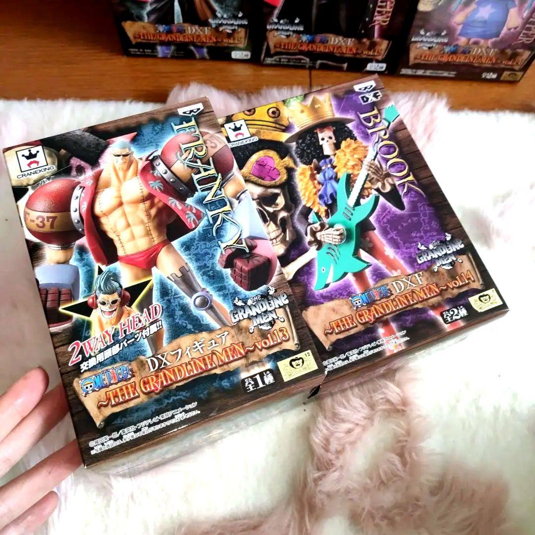 ワンピース グラメンセットアーロンフランキーチョッパーブルックフィギュア