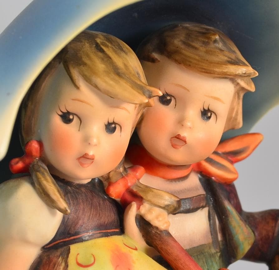 荒れた天気　＃71　No.9　★フンメル人形　ドイツ・ゲーベル　ヴィンテージ