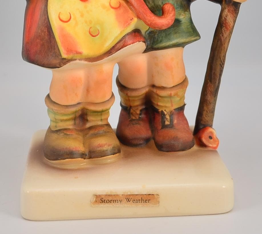 荒れた天気　＃71　No.9　★フンメル人形　ドイツ・ゲーベル　ヴィンテージ