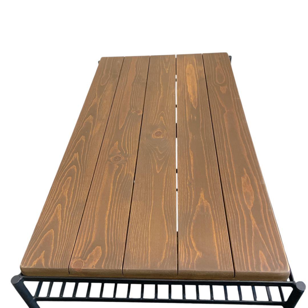 KeLTリビングテーブル　80cm ローテーブル　男前　アンティーク　ビンテージ