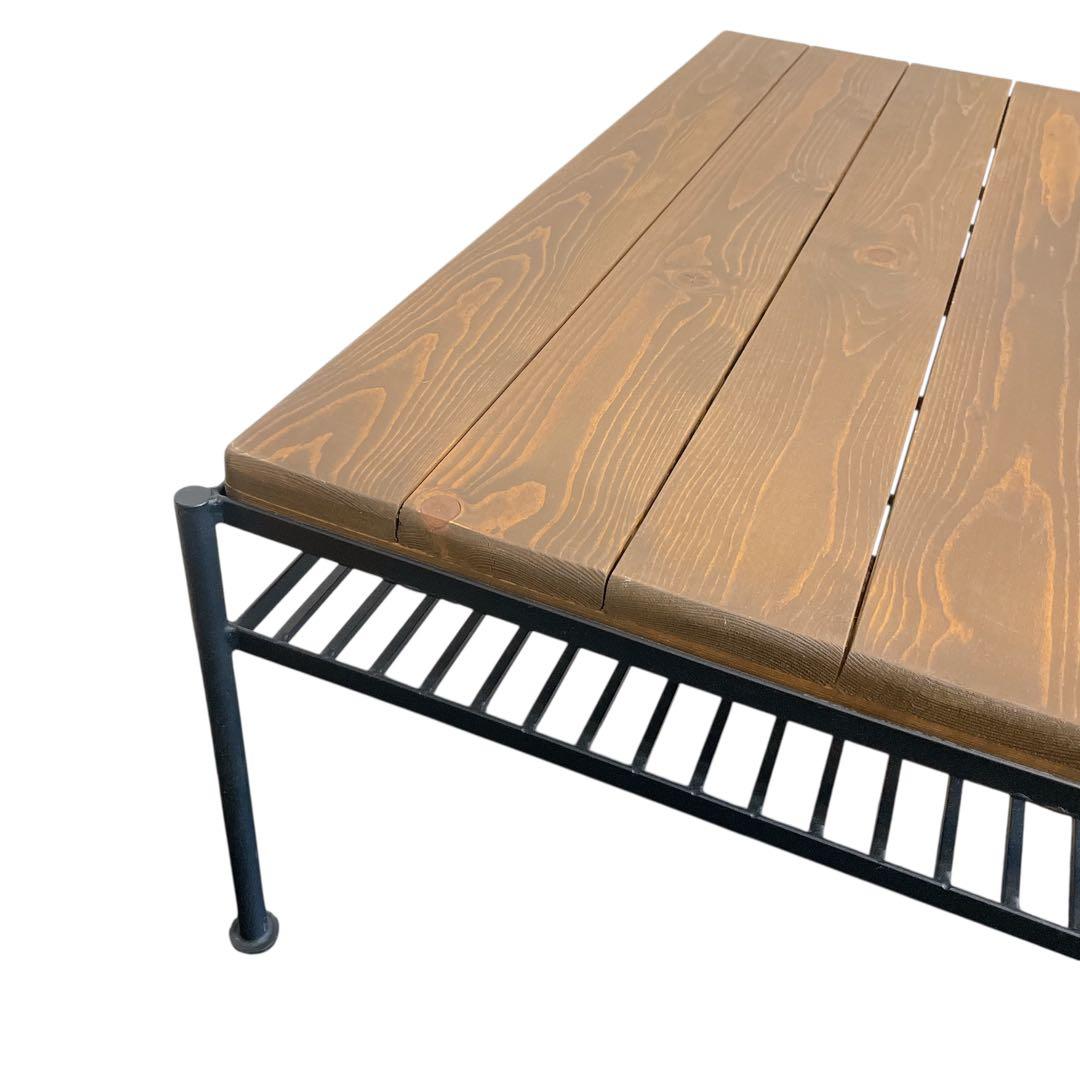 KeLTリビングテーブル　80cm ローテーブル　男前　アンティーク　ビンテージ