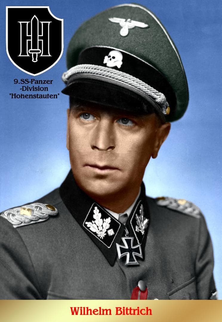 送料込み）ドイツ武装親衛隊の将軍 ヴィルヘルム・ビットリヒ武装SS