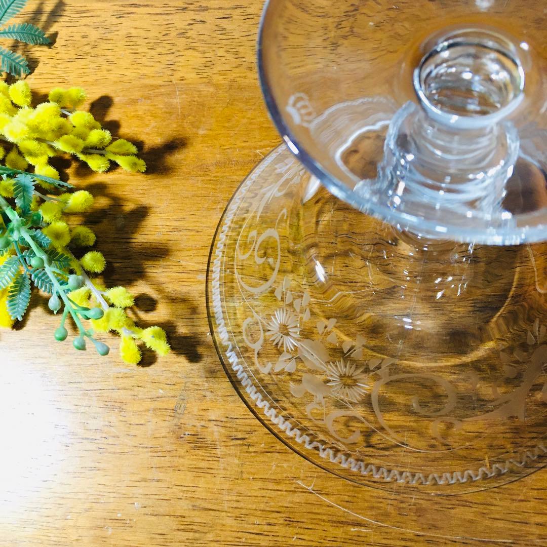 稀少】ドイツ製 テレジアンタール ラッヘル グラヴィール コンポート