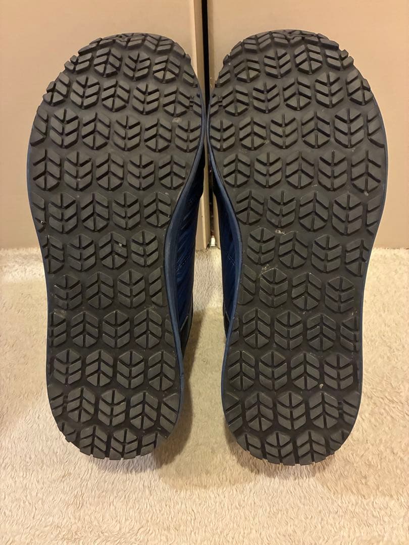 美品MIZUNO オールマイティ セーフティーシューズ 安全靴 ネイビー27.5