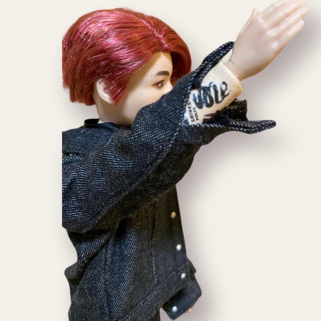 BTS マテルドール 服 ブラックGジャンxタトゥサポーター③ ジョングク