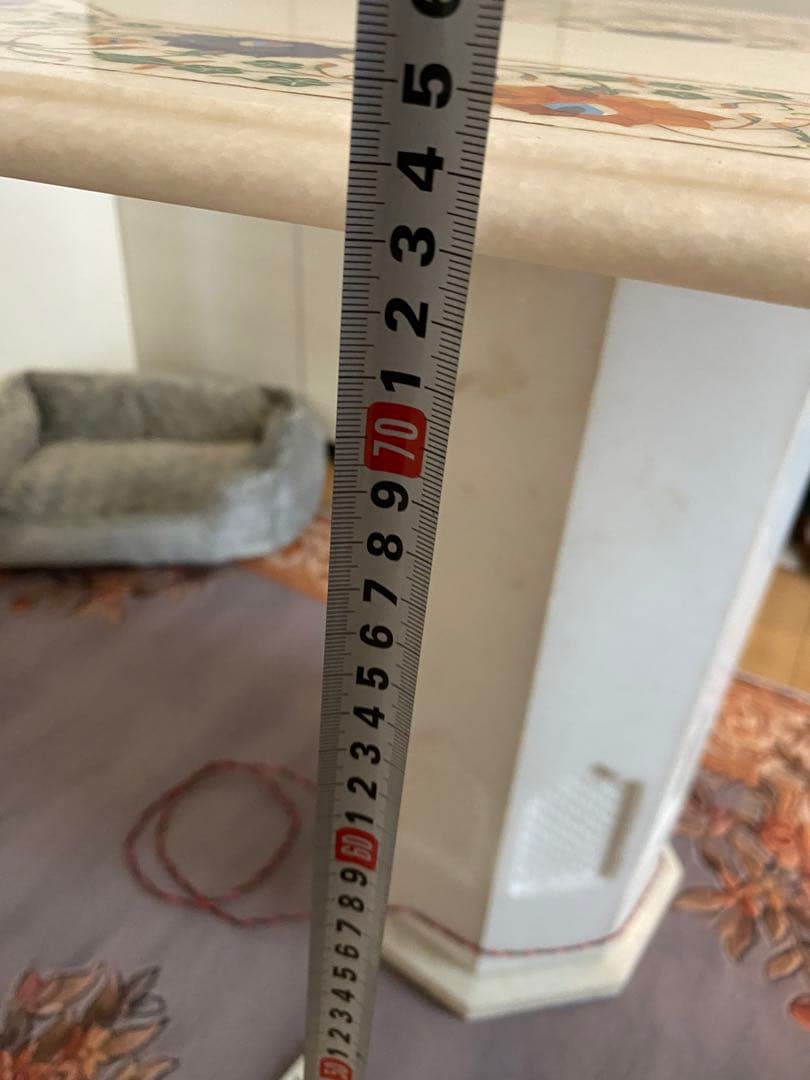 希少レアインド タージマハール・アグラ地方 直輸入 大理石テーブル