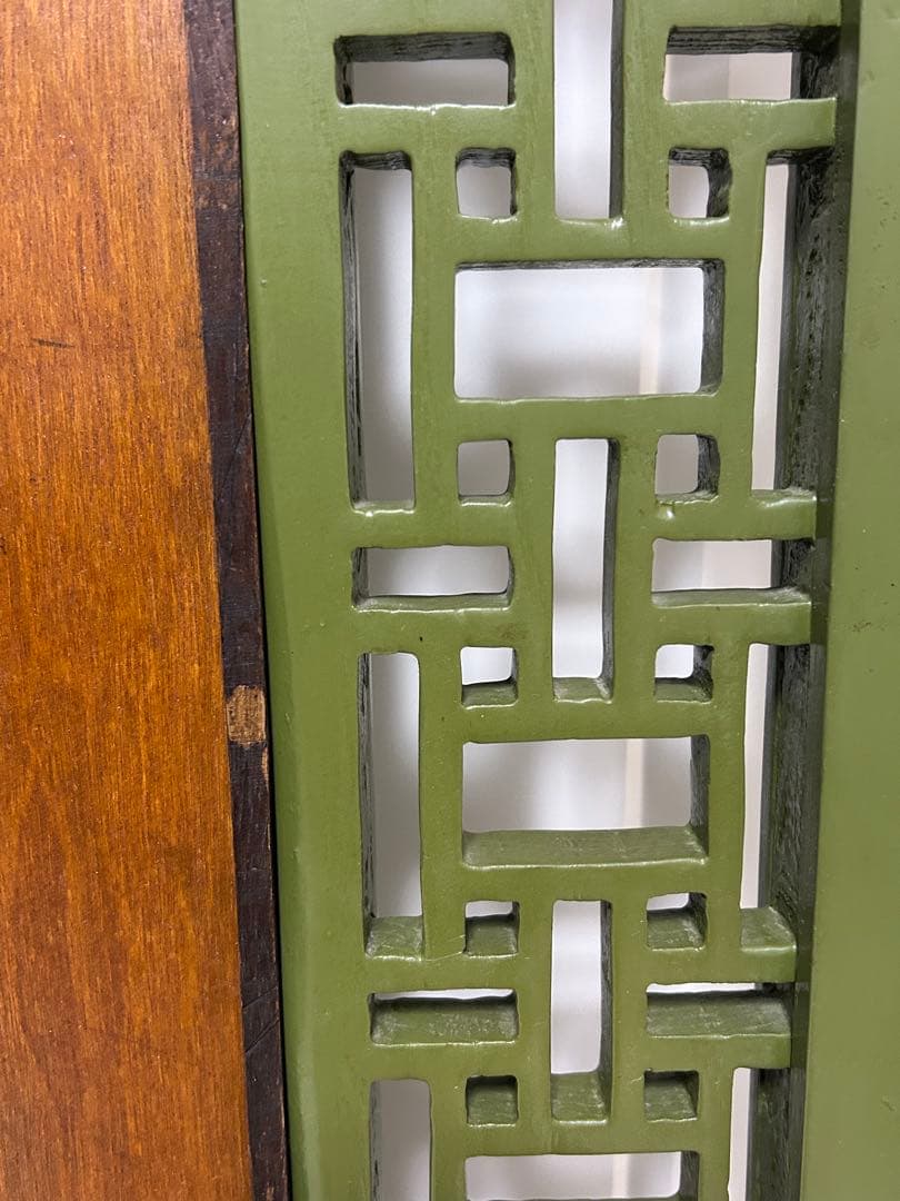 中国アンティーク　ビンテージ　姿見　 大型スタンドミラー　壁掛けミラー