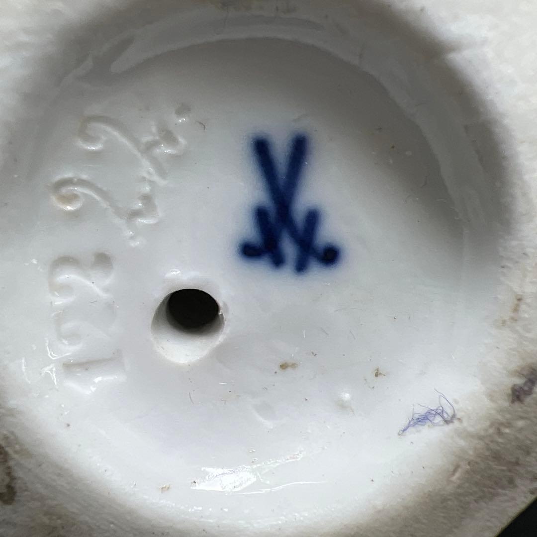 マイセン　羊と女の子　フィギュリン　共箱　高さ約13㎝　東Y8-0130☆1F