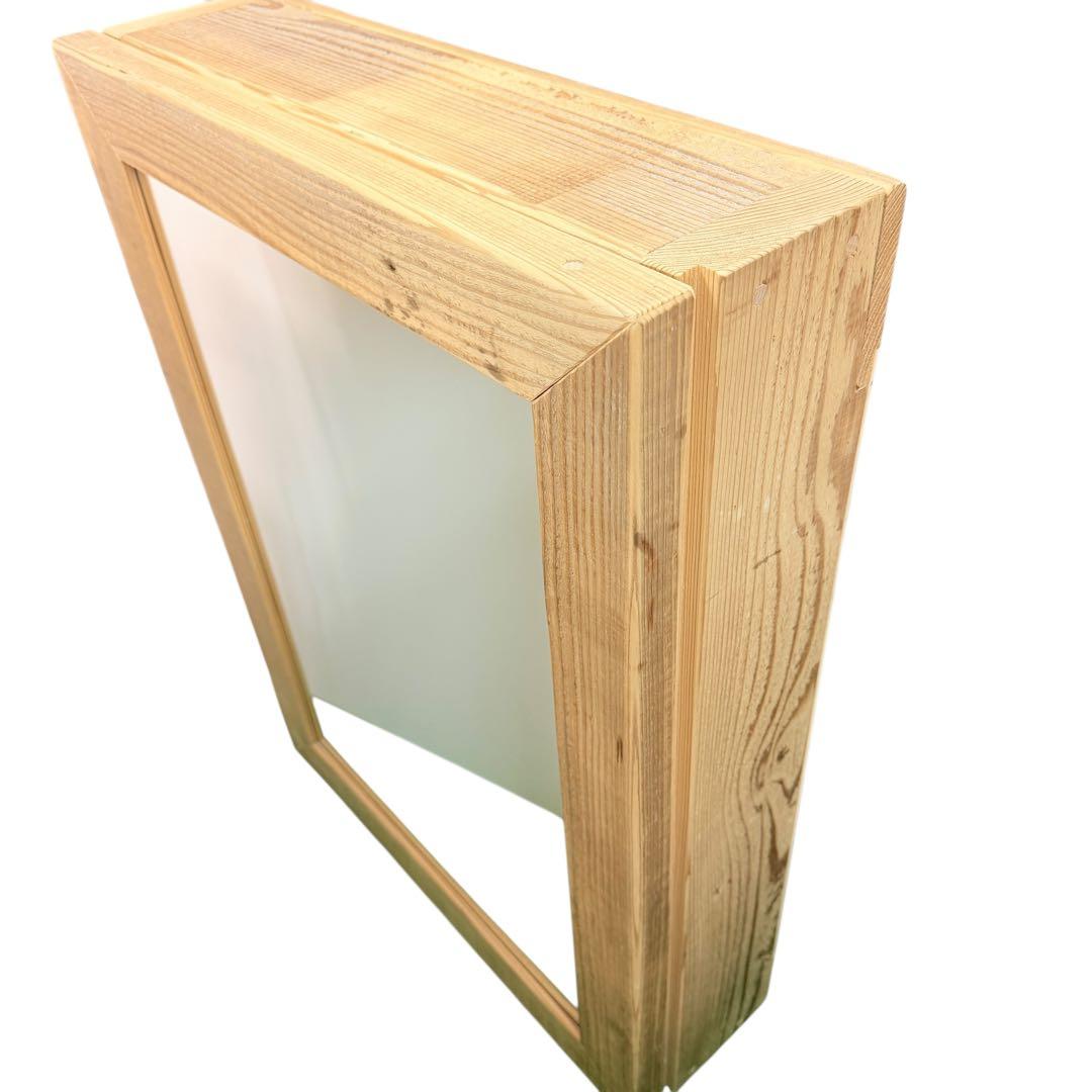 OLD ASHIBA（足場板古材） ミラーキャビネット 収納 鏡 ヴィンテージ