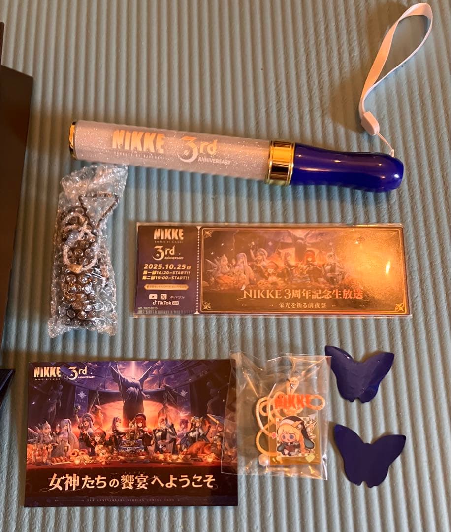 勝利の女神NIKKE 3周年記念 公式生放送 来場者特典セット