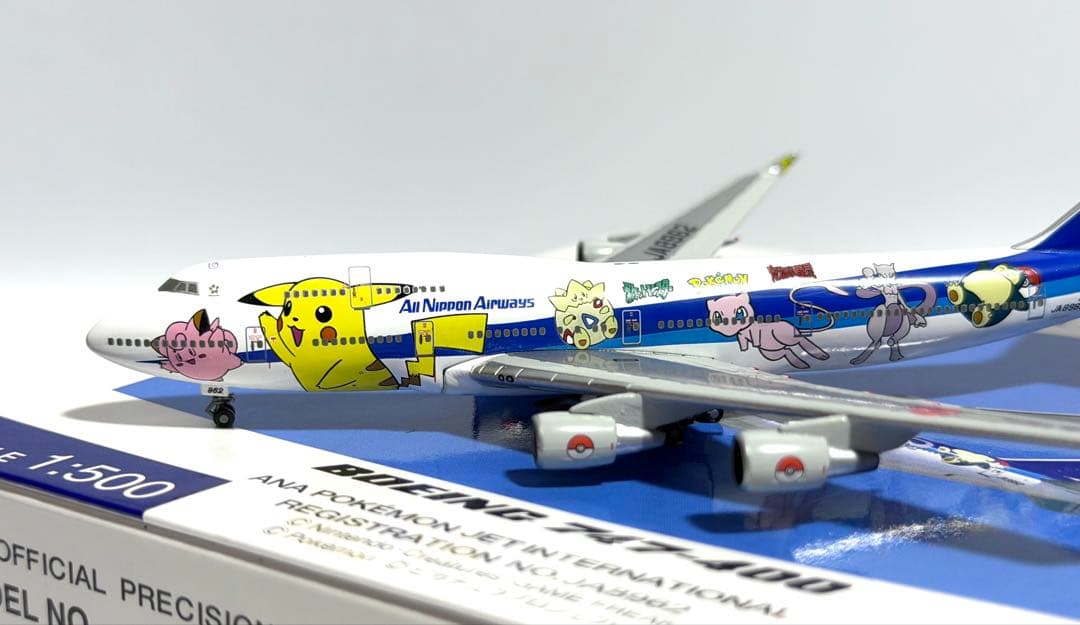 全日空商事 1/500 B747-400 ANAポケモンジェット NH50028 - メルカリ