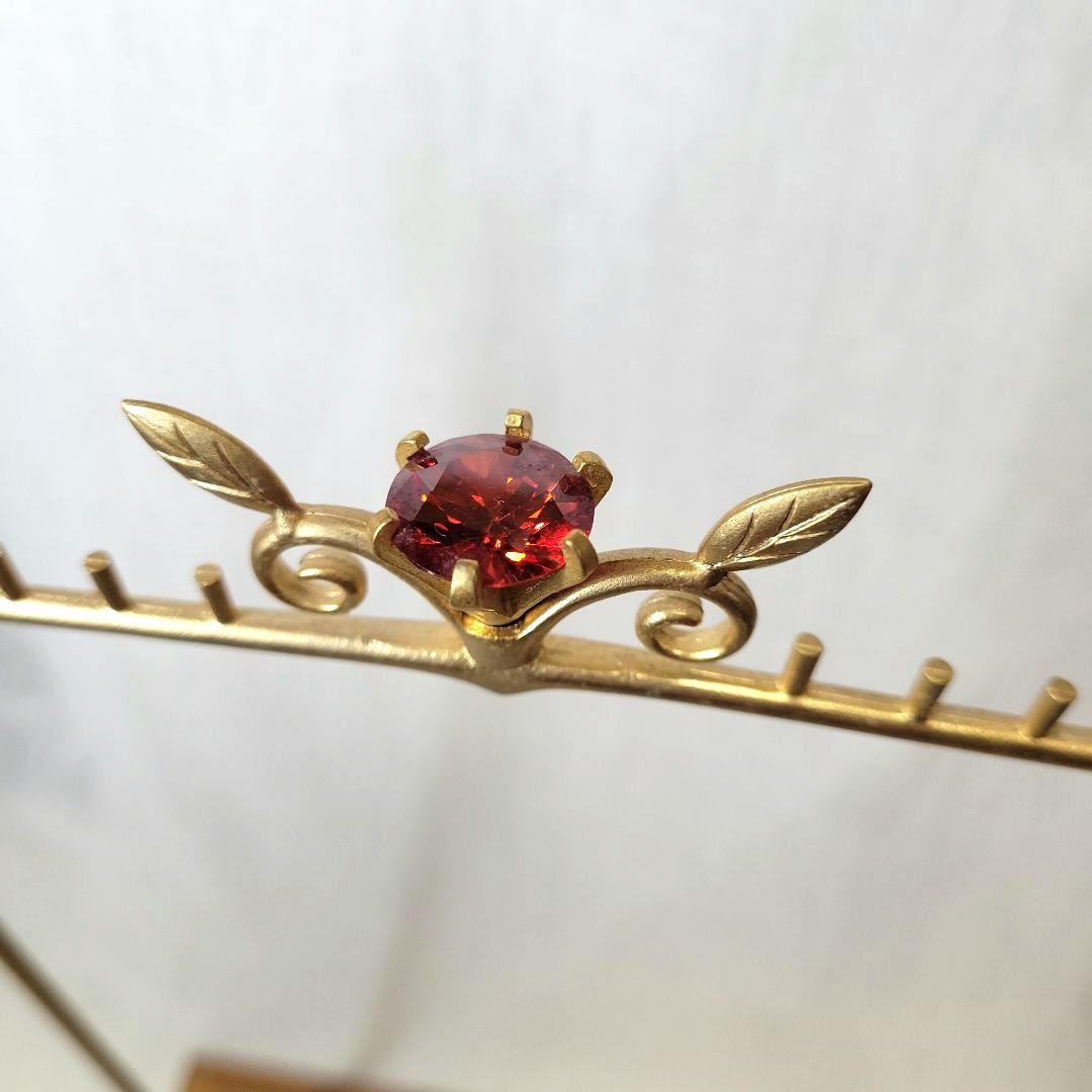 アンティークジュエリー風 マットゴールド アクセサリースタンド