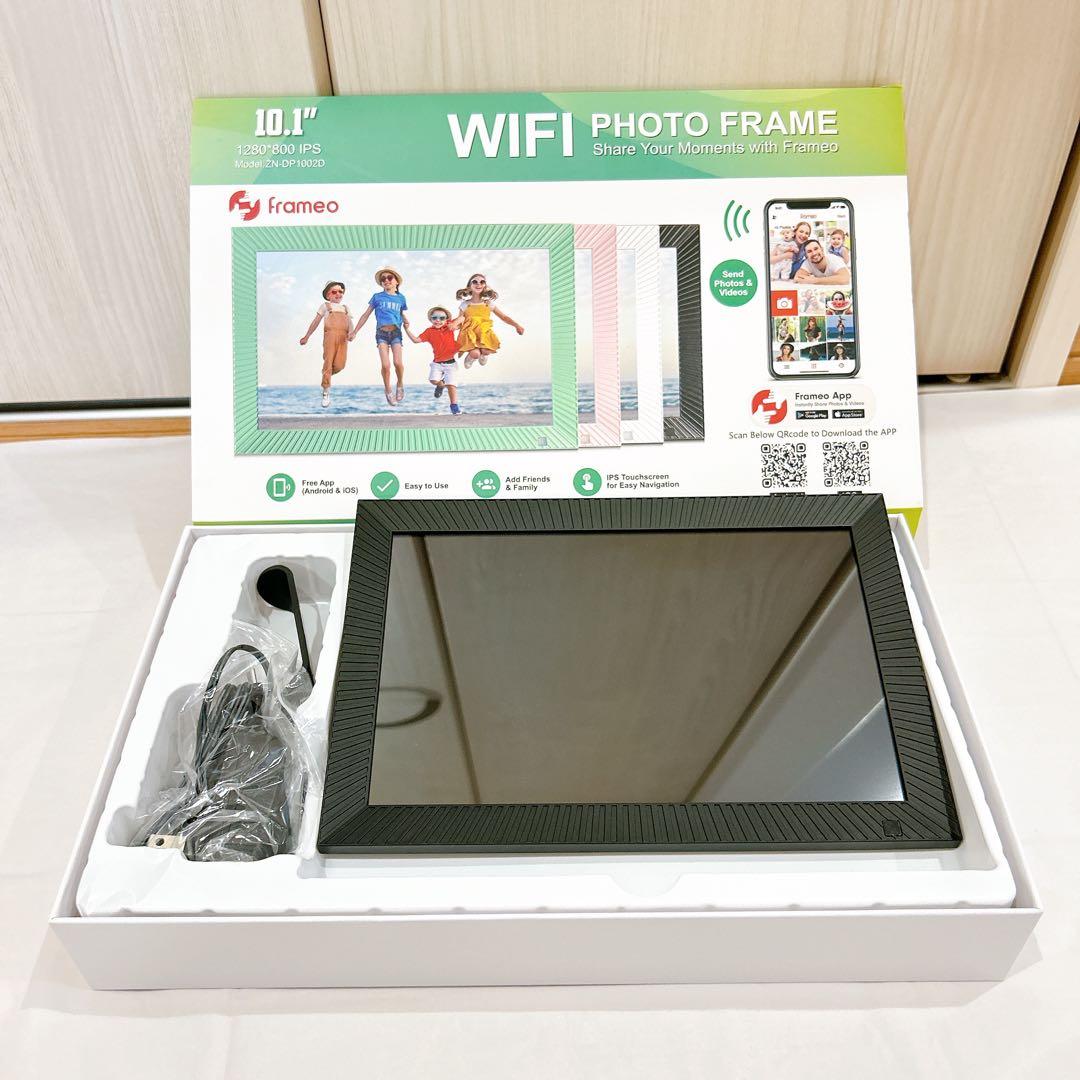 デジタルフォトフレーム 10.1インチ 1280×800IPS 簡単操作