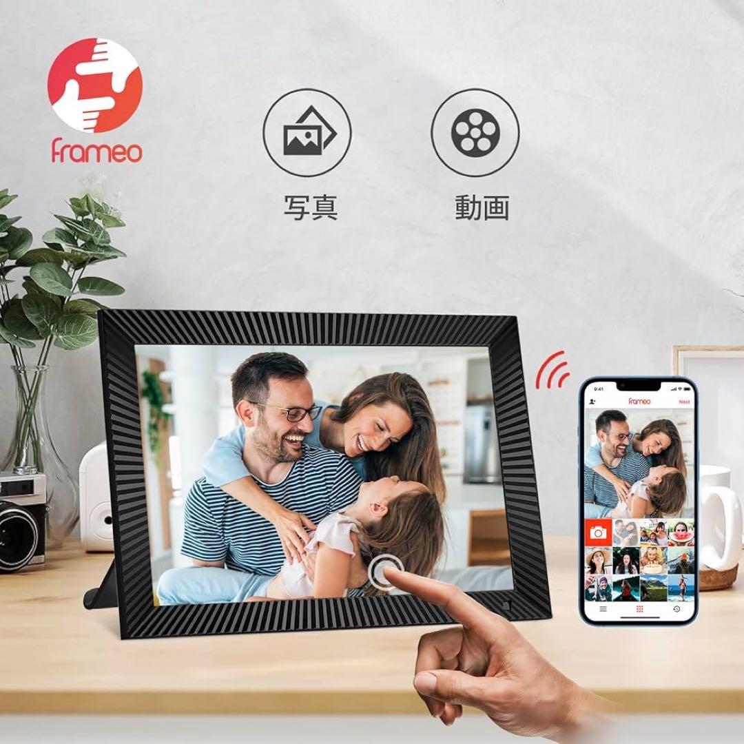デジタルフォトフレーム 10.1インチ 1280×800IPS 簡単操作