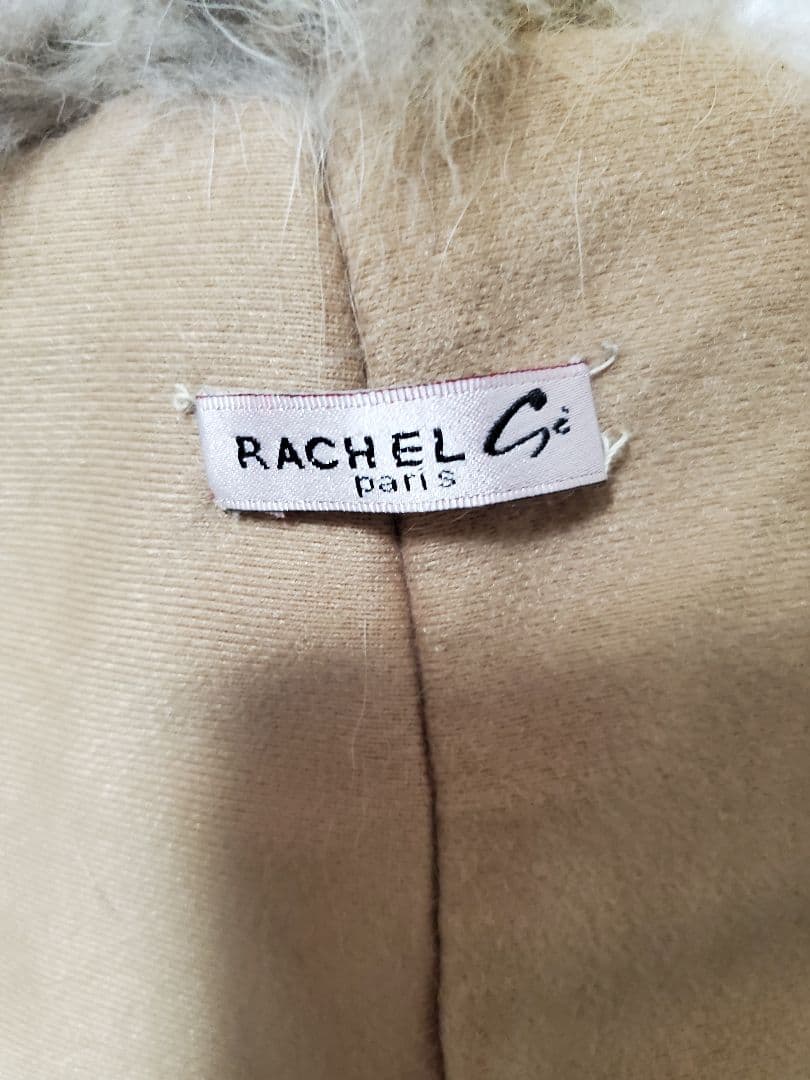 FOXファー スヌード　ブラウンクリーム系 . RACHEL Ge paris