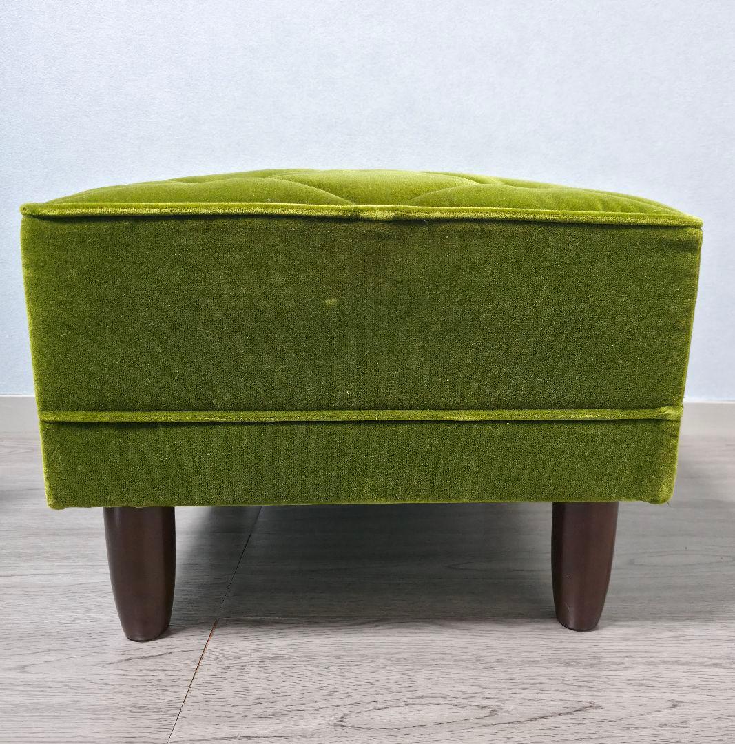 カリモク60 オットマン モケットグリーン X36206QD スツール 足置き