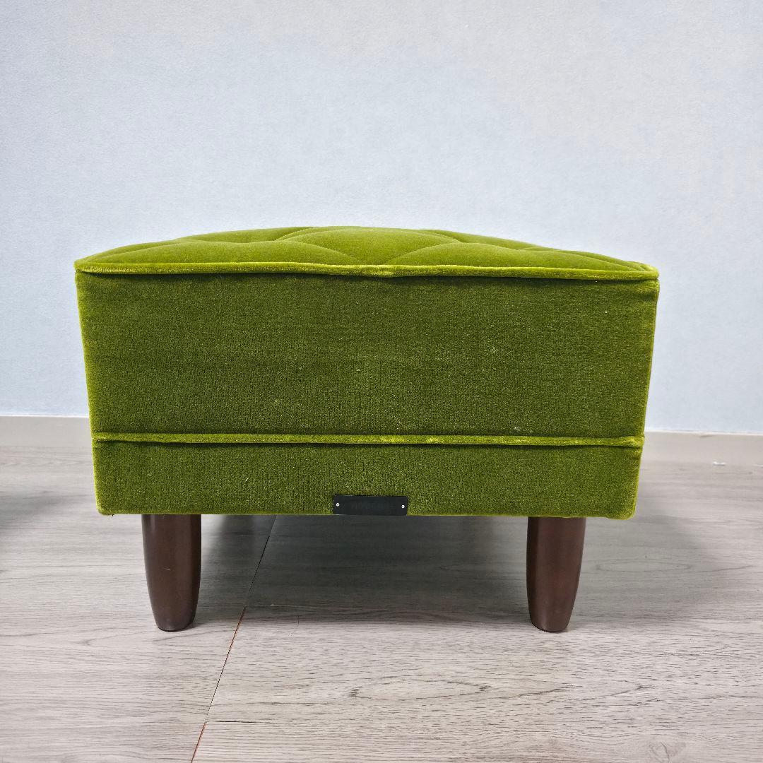 カリモク60 オットマン モケットグリーン X36206QD スツール 足置き