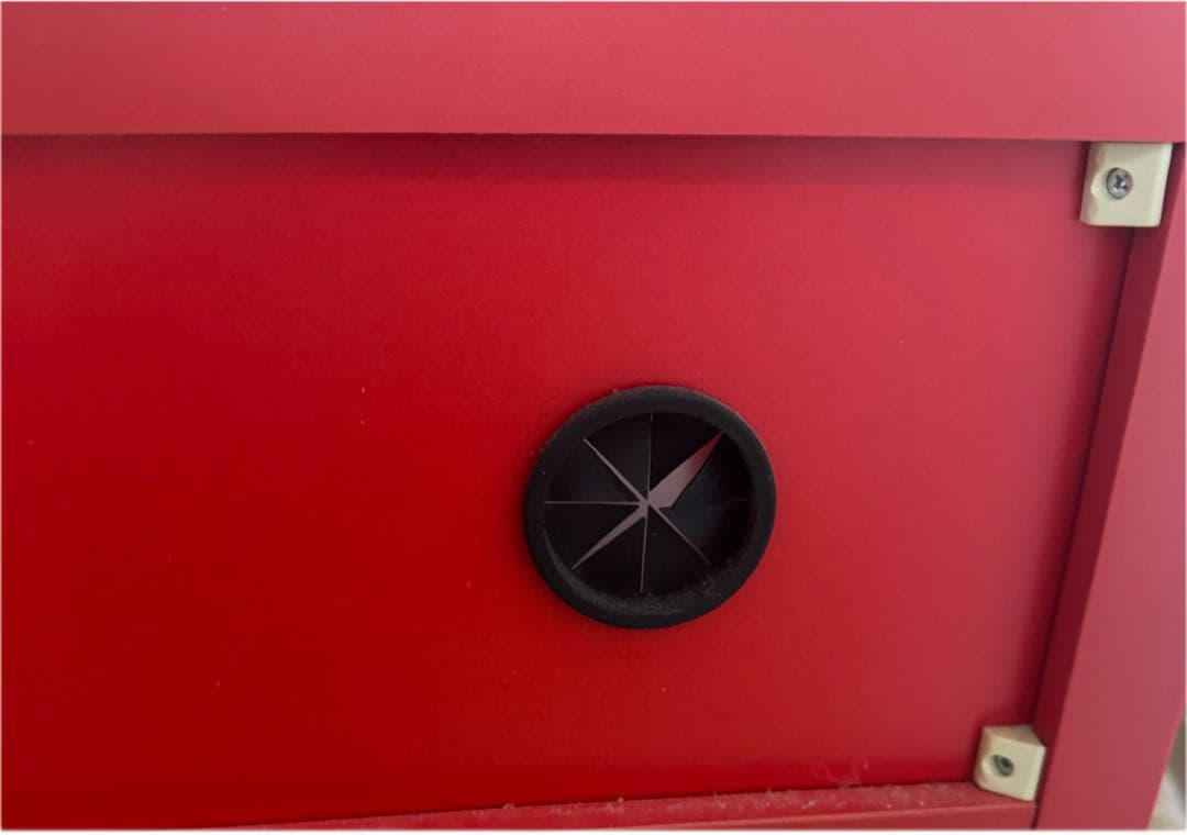 スペースエイジ テレビ台 赤 ローボード 70s レトロフューチャー 収納付き