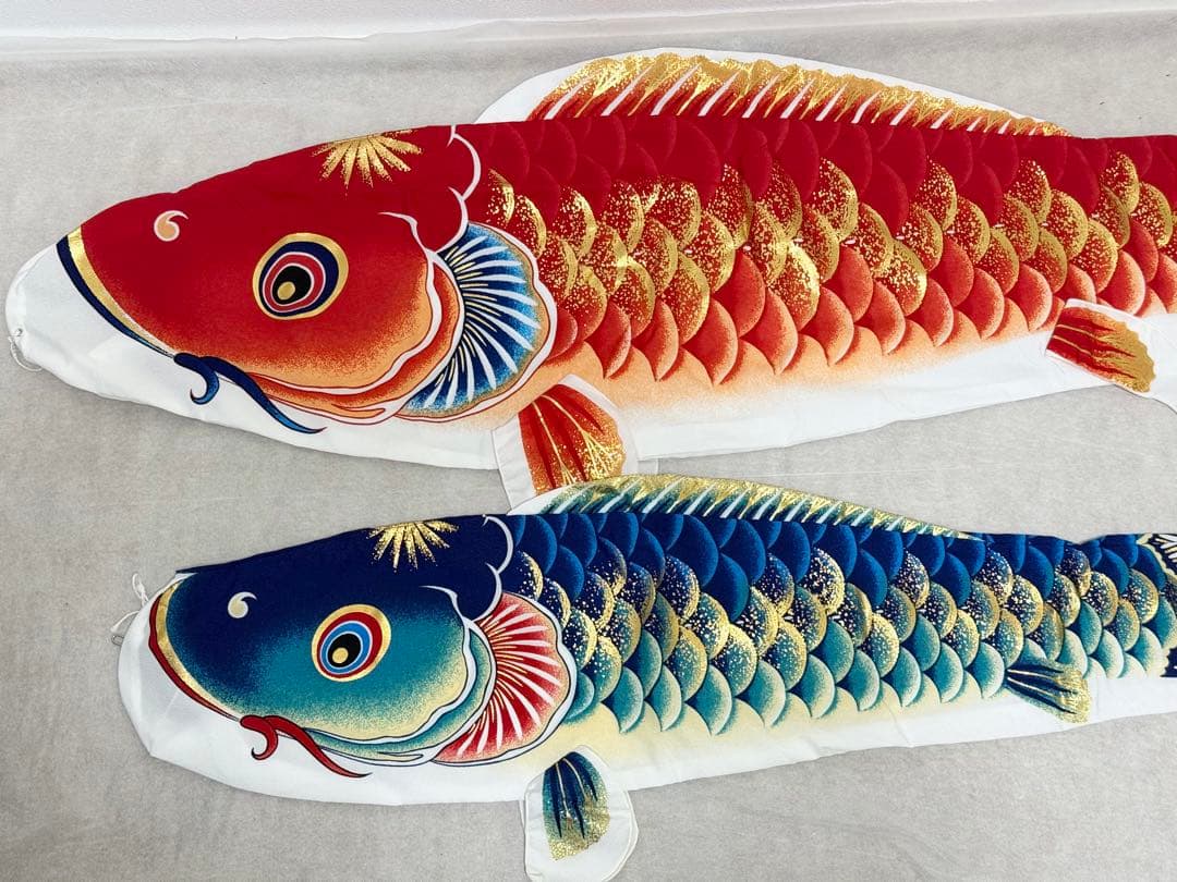 東洋紡 錦鯉 鯉のぼり セット 子供の日 節句 家庭用 金箔 高級 激安