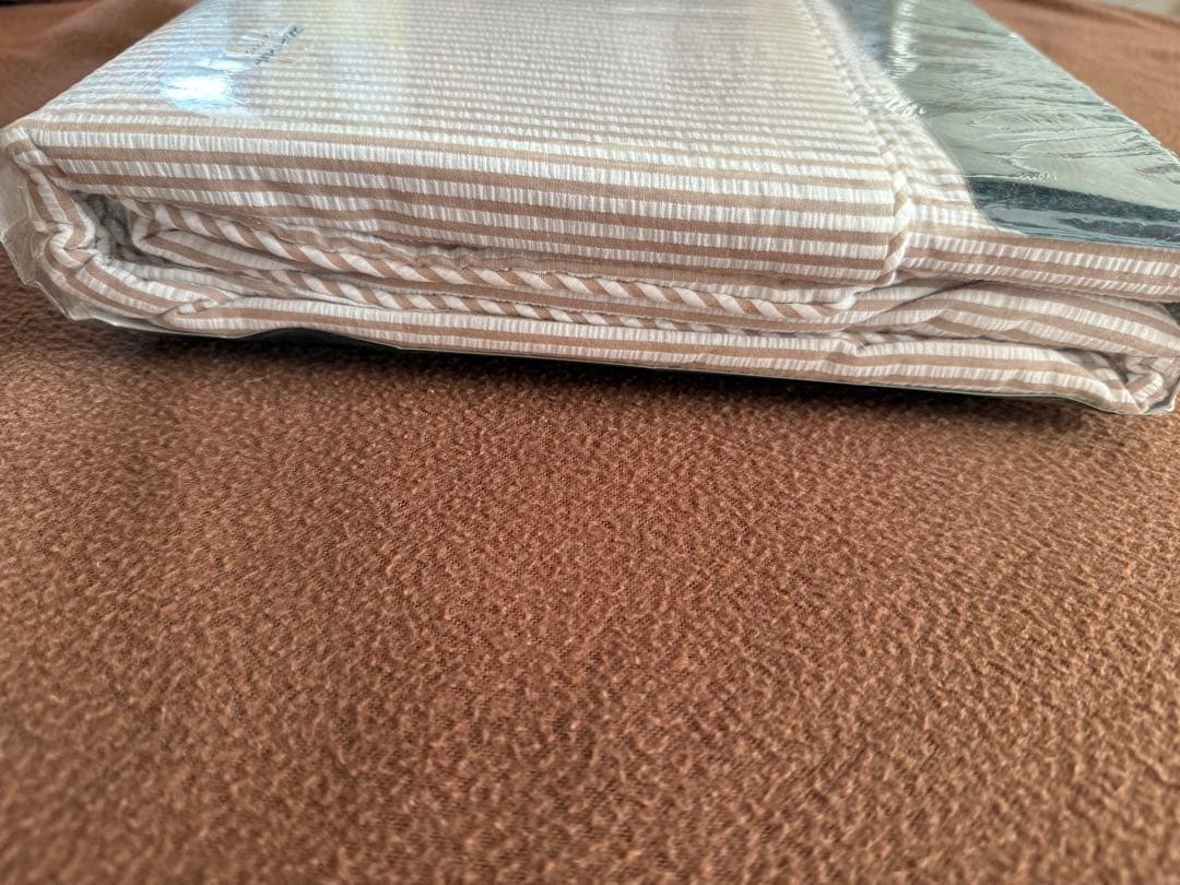 Ralph Laurenラルフローレン 掛け布団カバー ストライプ、ベージュ