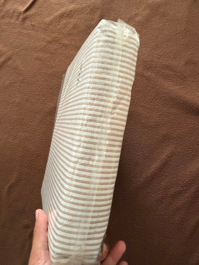 Ralph Laurenラルフローレン 掛け布団カバー ストライプ、ベージュ