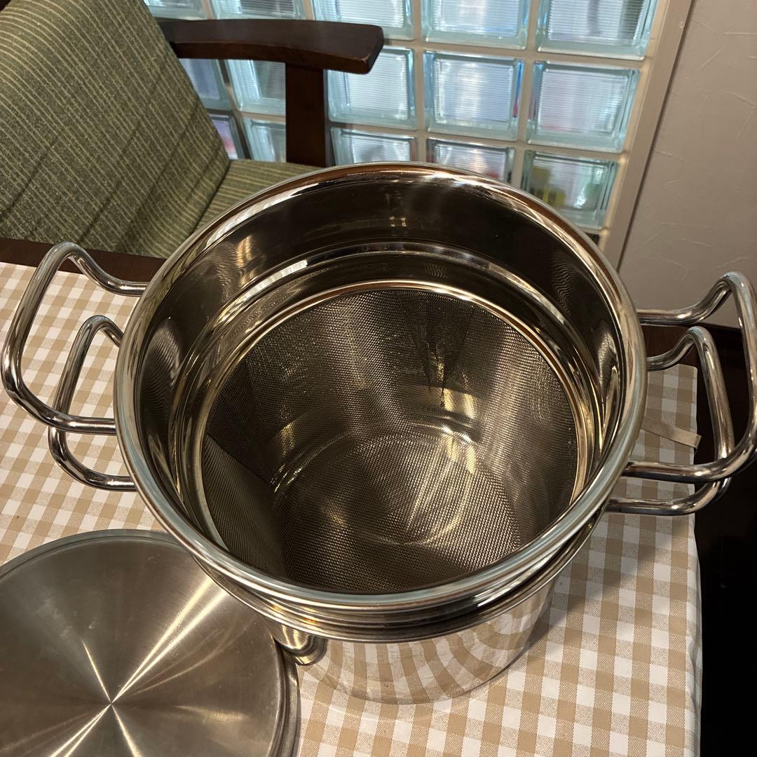 ジオ•プロダクト　両手鍋パスタポット　２１cm