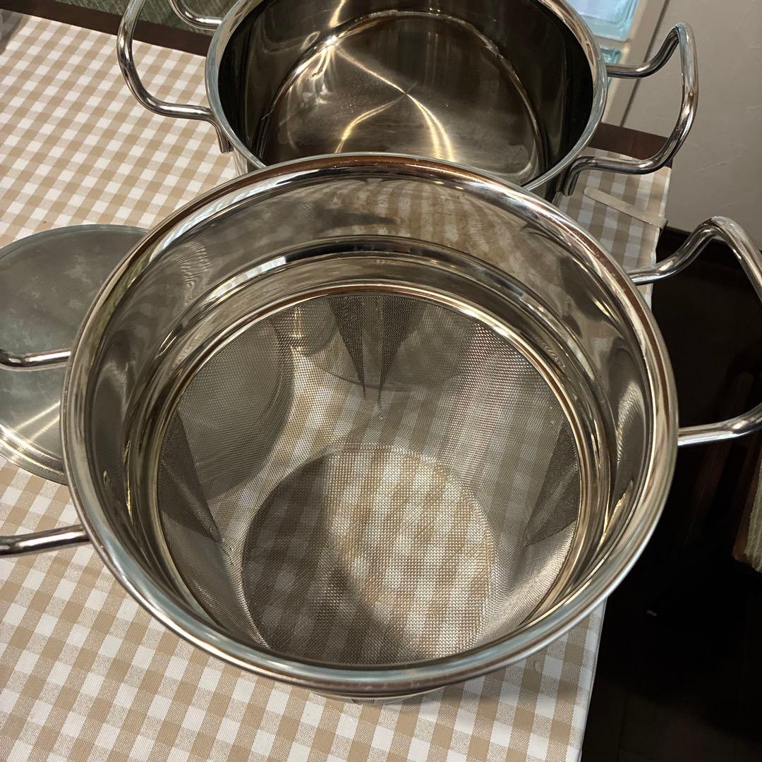 ジオ•プロダクト　両手鍋パスタポット　２１cm