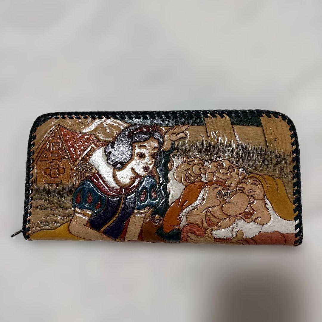 スノーホワイト レザー長財布 本革