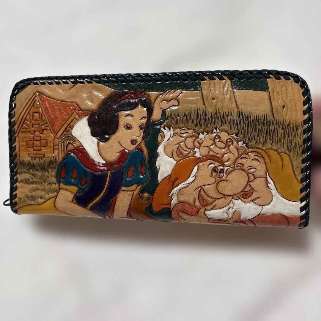 スノーホワイト レザー長財布 本革