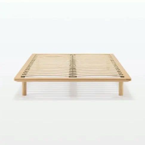 無印良品 セミダブル ベッドフレーム 脚付き