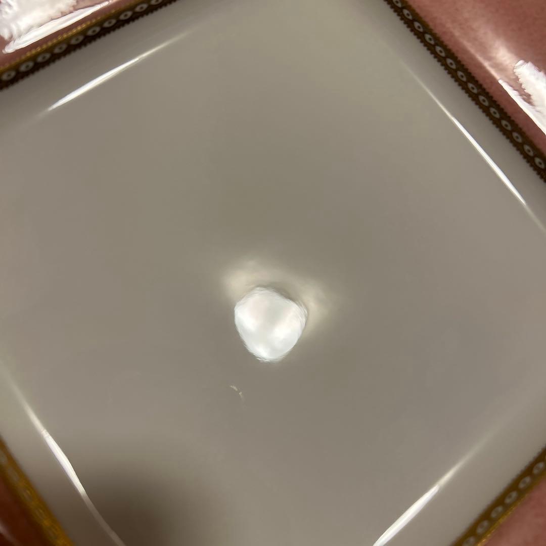 ウェッジウッド　ユーランダー　パウダーピンク　B&Bプレート　デザートプレート