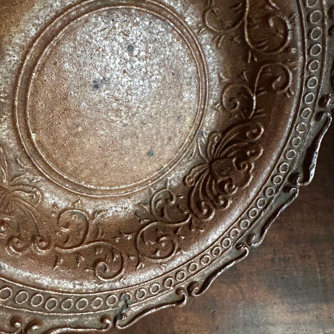 初代加藤善治 花形平鉢 「七十九翁 早梅亭造之」銘 加藤善治 平鉢 早梅亭