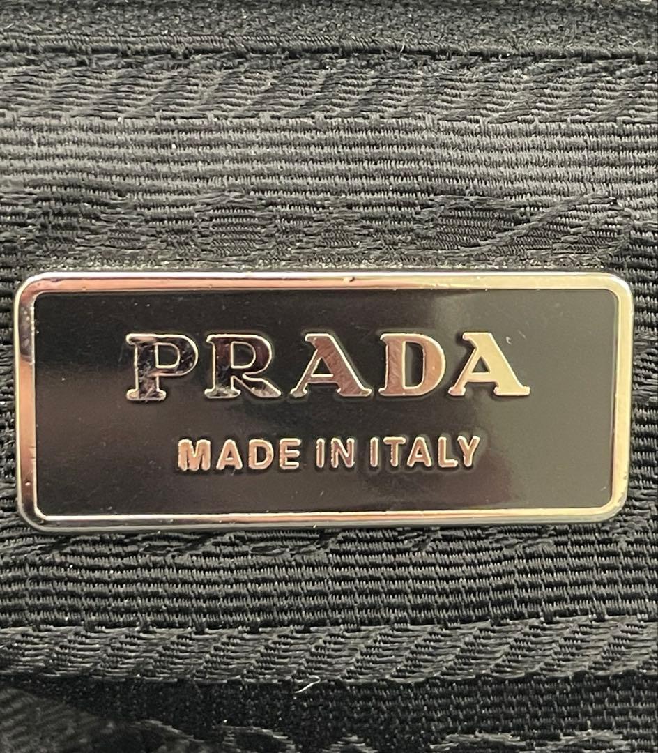 E】PRADA ミニボストン BR2246 ブラックレザー - メルカリ